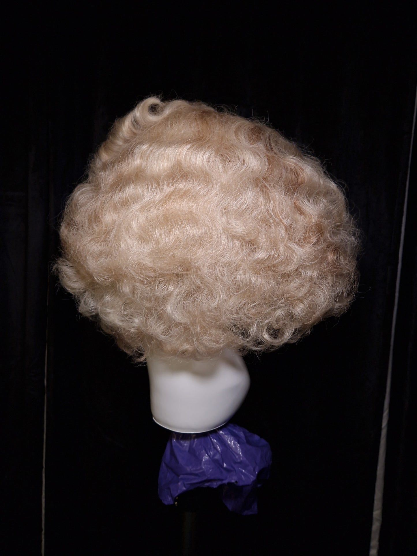Blonde and Brown Wavey Perm Drag Wig