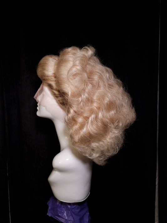Blonde and Brown Wavey Perm Drag Wig
