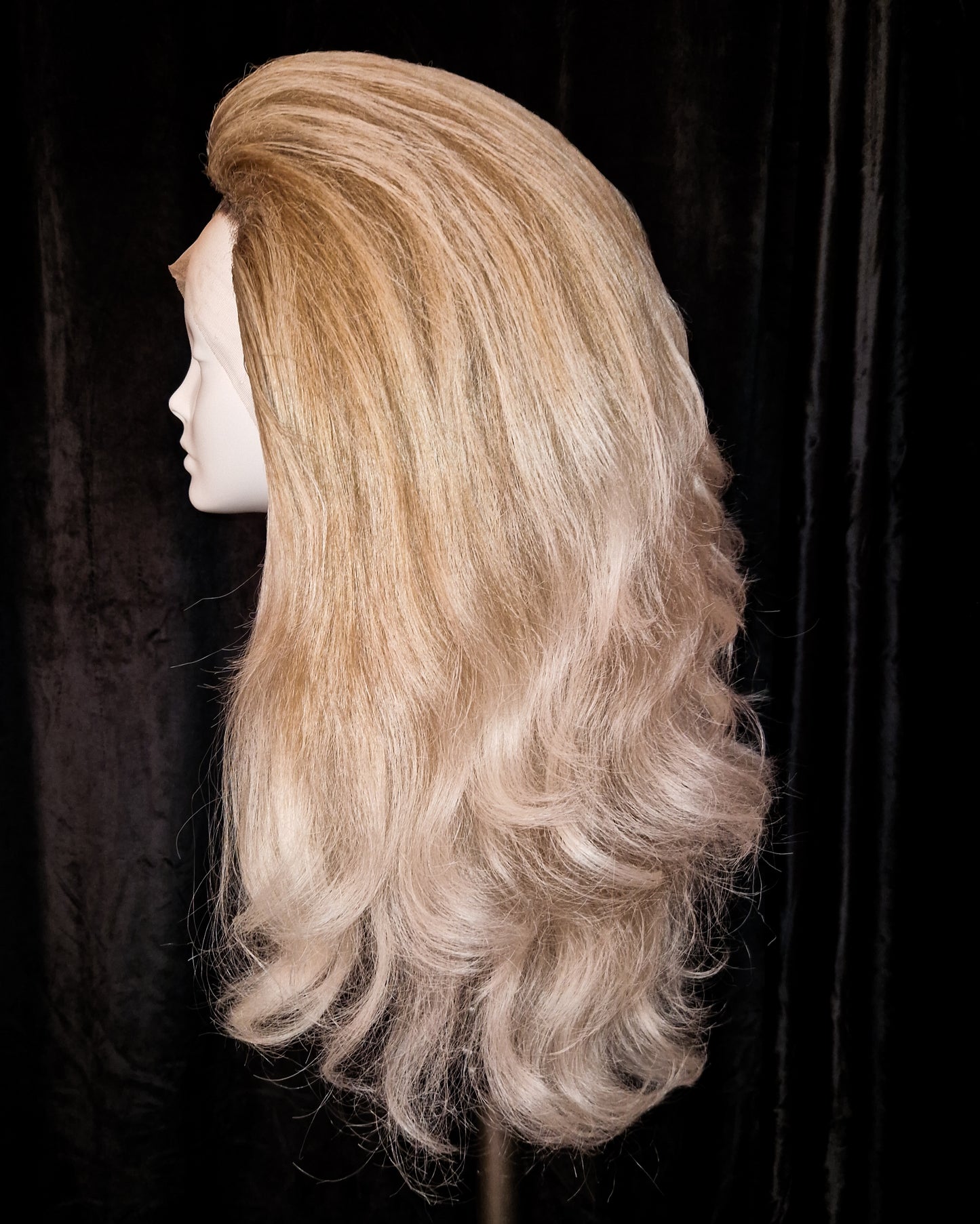Multi-Tonal Blonde Blowout Drag Wig